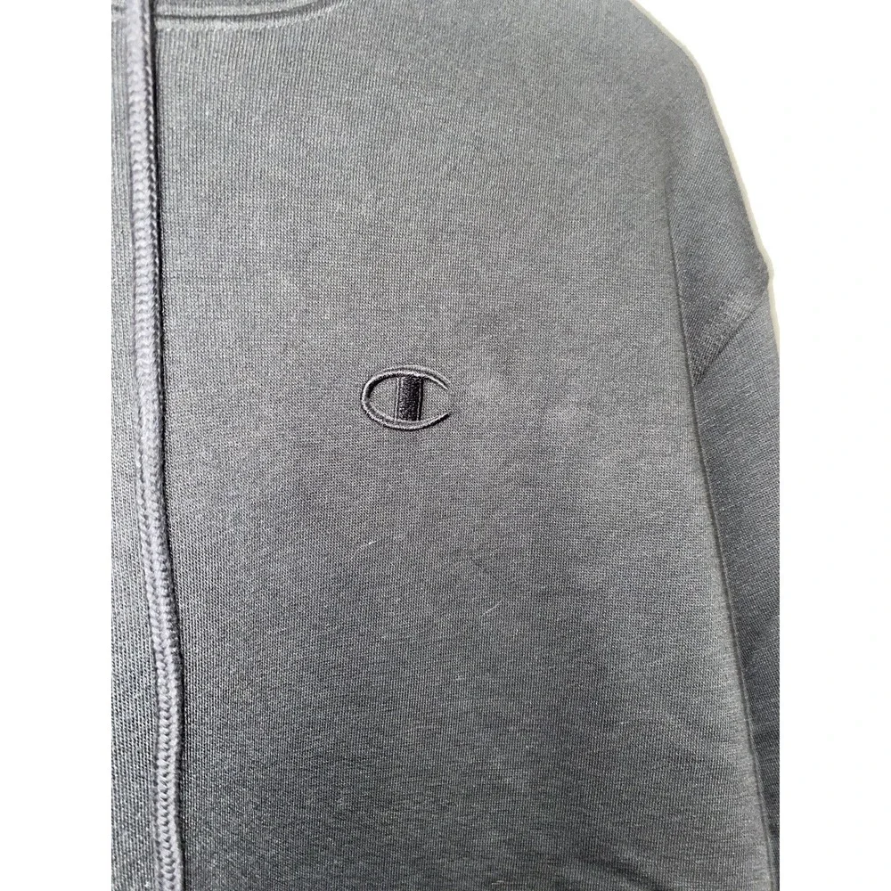 NWT‎ Mens Champion Activewear Black Hoodie w/ Blacked Out 